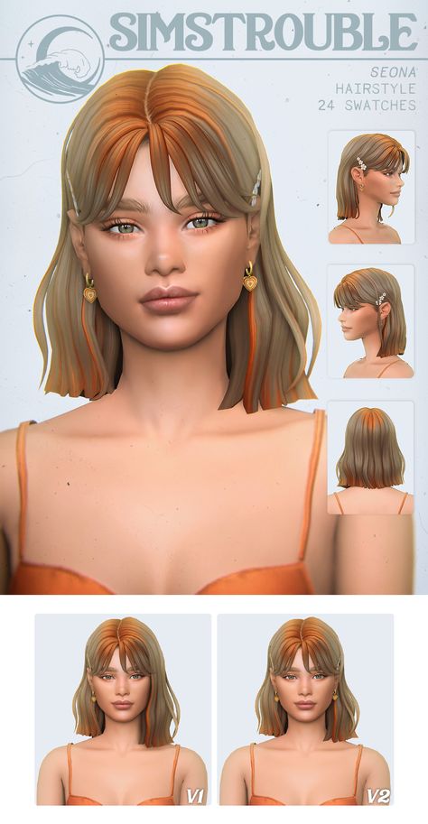 Phoebe Bridgers Sims 4 Cc, Sims 4 Cc Boho Hair, Sims Trouble Hair, Sims 4 Cc Simstrouble, Sims 4 Elegant Hair, Curly Sims 4 Hair, Sims 4 Dyed Hair, Sims 4 Low Ponytail, Sims 4 Cc Hair Short Female