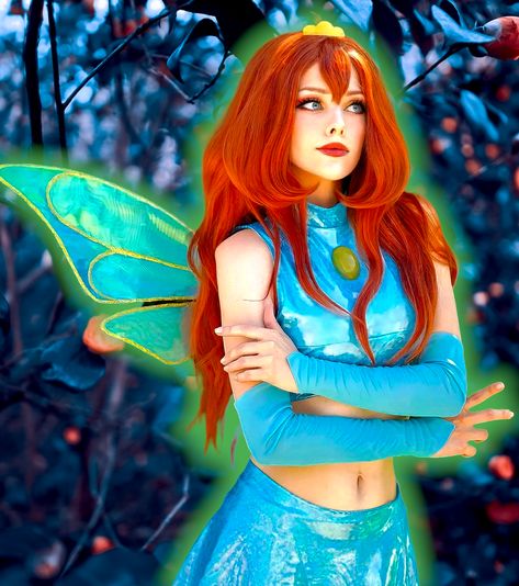 Red Hair Cosplay, Red Hair Costume, Red Hair Halloween Costumes, Easy Halloween Outfit, Winx Cosplay, Fun Fits, Cosplay Ideas Women, Easy Cosplay, Bloom Winx