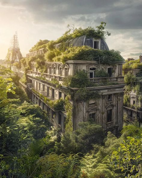 'News From The Future' Imagines The World After A Climate Apocalypse After Apocalypse World, Nature Apocalypse, Apocalypse Photography, Abandoned City, Apocalypse World, Architecture Landmark, Global Citizen, Make Photo, Drone Photography