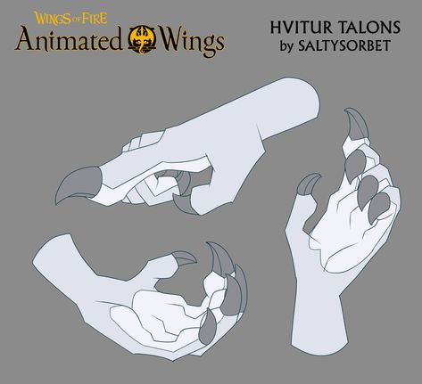 Dragon Talons Drawing, How To Draw Dragon Talons, Dragon Paws Reference, Dragon Feet Drawing, Dragon Paws, Dragon Body Reference, Icewing Base Wof, Wings Of Fire Reference Sheet, Wings Of Fire Drawing Reference