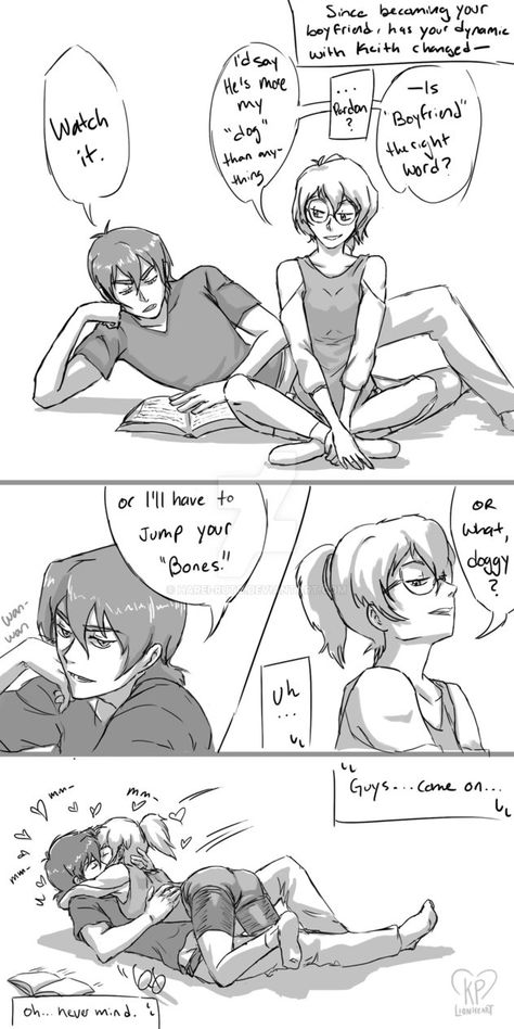 Keith and Pidge's Boyfriend and Girlfriend Interview from Voltron Legendary Defender Kidge Voltron Fanart, Keith And Pidge, Voltron Force, Anime Rules, Klance Fanart, Voltron Funny, Voltron Comics, Voltron Ships, Form Voltron