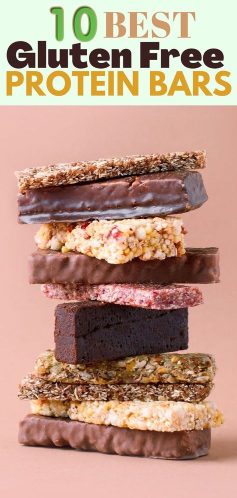 a stack of protein bars Crunchy Protein Bars, Gluten Free Protein Bars Recipe, Gluten Free Bars Recipes, Dairy Free Protein Bars, Aip Sweets, Gluten Free Protein Bars, Low Carb Protein Bars, Meal Replacement Bars, Gluten Free Bars