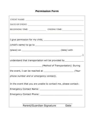 Download Permission Slip 01 Permission Slip Template Free Printable, Field Trip Permission Slip Template, Medical Consent Form Children, Permission Slip Template, Field Trip Permission Slip, Child Travel Consent Form, Article Template, Permission Slip, Daycare Forms