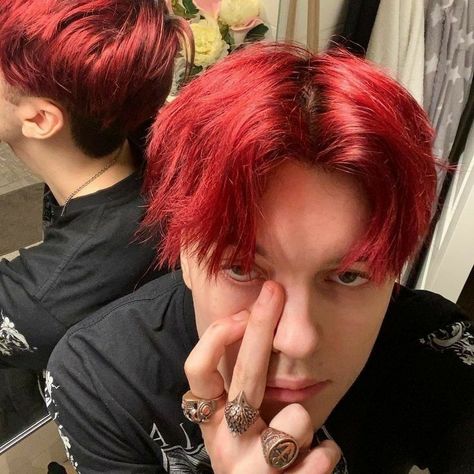 Swag Haircuts, Boys Dyed Hair, Galactik Football, Red Hair Boy, Light Red Hair, Red Hair Men, Dyed Red Hair, Men Hair Color, Hair Inspiration Color