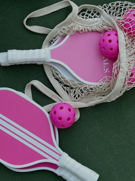 Pickle Ball Vision Board, Vision Board Pickleball, Pickle Ball Aesthetic, Pickleball Photoshoot, Summer Pickleball, Aesthetic Pickleball, Pink Pickleball, Batchlorette Party, Paddle Designs