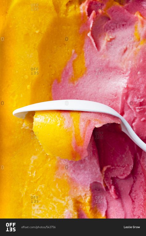 Summer Ice Cream Photography, Photographer Social Media, Cream Photography, Product Photography Food, Food Photography Dessert, Ice Cream Photography, Food Photoshoot, Mango Sorbet, Photography Commercial