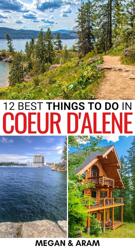 Cour D’alene Idaho, Standpoint Idaho, Couer Dalene Idaho, Montana Travel Guide, Explore Idaho, Idaho Vacation, Coeur D'alene Idaho, Visit Idaho, Idaho Travel