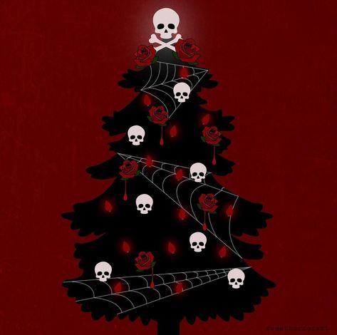 Faith Hope Love Tattoo, December Wallpaper, Scary Christmas, Spooky Christmas, Christmas Horror, Xmas Wallpaper, Creepy Christmas, Dark Christmas, Witchy Wallpaper