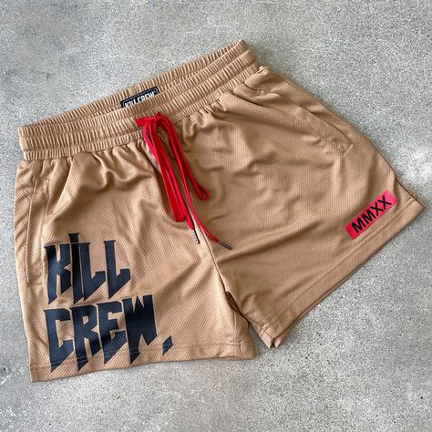 Retro Muay Thai Fit (short mid thigh cut) Length (inches): S(14.5") M(15") L(15.35") XL(15.5") 2XL(15.75") 3XL(16.14") 4XL(16.34") Leg hole (inches): S(12") M(12") L(13") XL(13") 2XL(13.5") 3XL(13.50) 4XL(14) Preshrunk double layered 100% polyester Extended red drawcord with wax tips (2) side seam pockets (no back pocket) 2 inch waist band Kill Crew, Wax Tips, Muay Thai Shorts, Looks Hip Hop, Fashion Infographic, Black Friday Design, Casual Basics, Street Fashion Men Streetwear, Street Style Outfits Men