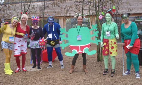 World Book Day 2013: teachers get into character to inspire their pupils – in pictures World Book Day Costumes For Teachers, Patterns Eyfs, Eyfs Space, Work Costumes, World Book Day Ideas, Teacher Costume, Tattoo Character, Book Area, World Book Day Costumes