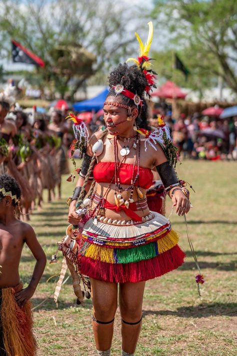 Trobriand Islander, Papua New Guinea 🇵🇬 Melanesia, Pacific Islands Trobriand Islands, Port Moresby, Island Dress, Pacific Islander, Pacific Islands, Unique Faces, English Writing Skills, English Writing, New Guinea