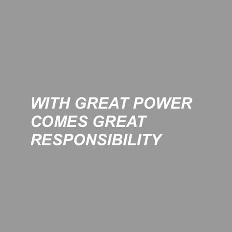 With great power comes great responsibility Gwen Stacy Quotes, Responsibility Aesthetic, Spidey Aesthetic, Gwen Stacy Aesthetic, Septic Egos, Spiderverse Oc, Dream Witch, Marvel Quotes, Gwen Stacy