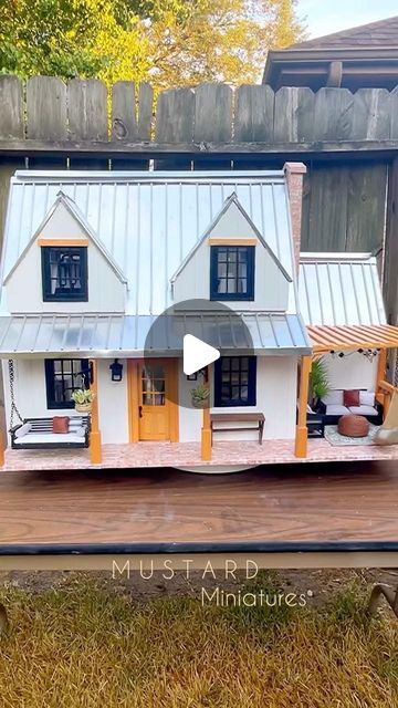 M U S T A R D  Miniatures | Artist | Content Creator on Instagram: "Meet 🏠Bella Vista Ranch🏠
.
I purchased this @hearthandhand_magnolia dollhouse a year ago and renovated it starting with the exterior. This is my first completed dollhouse and I have to say, it’s been a journey. Hats off to those who have completed multiple dollhouses… this was definitely a challenge.
On to my next project…🙌
.
.
.
.
#mustardminiatures #hearthandhandwithmagnolia #hearthandhanddollhouse #joannagaines #moderndollhousemakeover #moderndollhouseminiatures @target @buzzfeednifty" Magnolia Dollhouse, Hearth And Hand With Magnolia, Modern Dollhouse, Bella Vista, Hearth And Hand, Joanna Gaines, A Year Ago, Content Creator, Dollhouse Miniatures