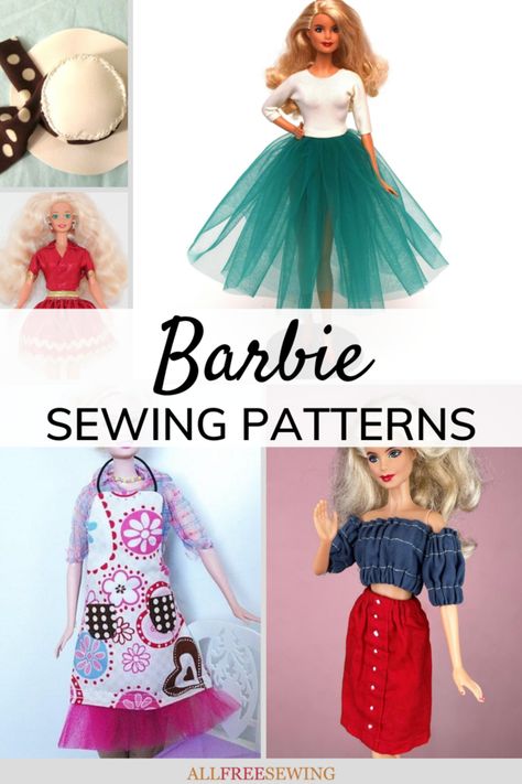 Easy To Make Barbie Clothes, Barbie Doll Patterns Free, Sewing For Barbie Dolls, Barbie Doll Clothes Patterns Free Sewing, Barbie Doll Patterns Free Printable, Barbie Clothing Patterns Free, Barbie Patterns Sewing Free Printable, Barbie Dress Patterns Free Printable, Barbie Sewing Patterns Free Printable