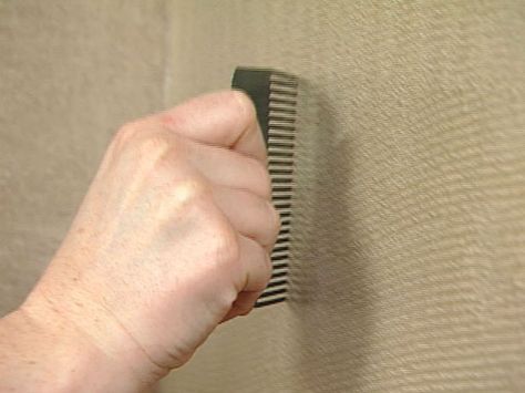 how to paint a wall to look like grasscloth--cheaper than wallpaper but a bit of work.  cool for a feature wall Make Your Own Headboard, Diy Bedroom Ideas, Diy Step, Wall Material, Dining Room Remodel, Wall Diy, Faux Painting, Diy Bedroom, Wall Texture