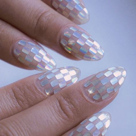 🪩🕺🏻⚡️ . . . . . . . . . #disconails #nailart #discoglitter #nails Disco Themed Nails, Disco Ball Nails, Ball Nails, Disco Nails, Themed Nails, Disco Glam, Glam Party, Party Nails, Disco Ball