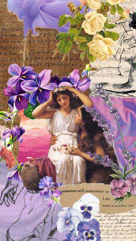 Lavender Menace Aesthetic, Lavender Menace Wallpaper, Ophelia Core, Lavender Menace, Sapphic Art, Clothes Painting, Girlfriends Day, Bridal Shower Inspo, Aesthetic Desktop Wallpaper