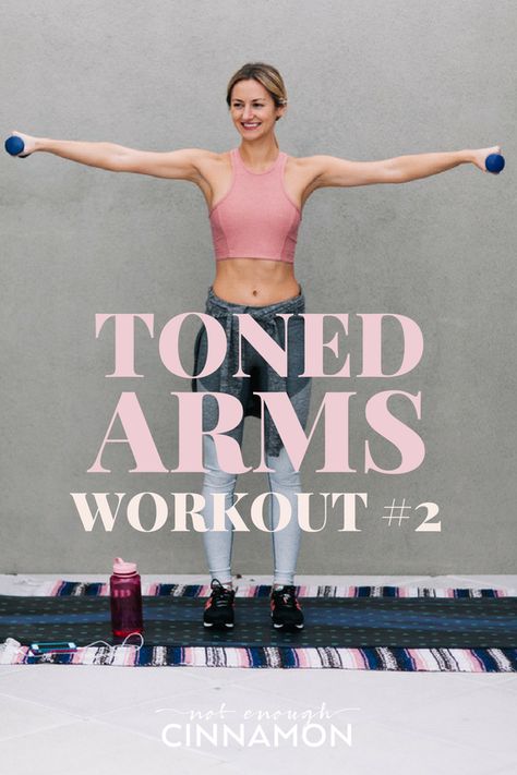 Say goodbye to flappy arms and hello to toned and sexy ones! Toned Arms Workout for Women on NotEnoughCinnamon.com Arms Workout For Women, Body Icons, Dumbbells Workout, Toned Arms Workout, Tone Arms Workout, T Pose, Arm Workout Women, Wedding Workout, Arms Workout