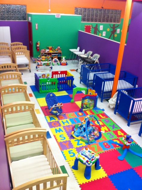 Kids Academy & Early Learning Center Early Learning Center Design, Home Childcare Set Up, Daycare Rooms Setup Learning Centers, Daycare Center Design, Daycare Rooms Setup, Daycare Center Ideas, Toddler Daycare Rooms, Home Daycare Rooms, Daycare Room Design