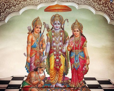 Ram Sita Laxman, Sita Hanuman, Temple Background, Ram Sita Photo, Ram Hanuman, Ram Sita, Hanuman Wallpapers, Hd Love, Diwali Diya