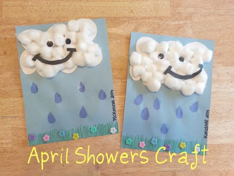 If These Cheerios Could Talk...: April Showers Bring May Flowers, That is What They Say April Preschool, Craft Spring, Weather Crafts, April Crafts, April Art, April Showers Bring May Flowers, Flowers Quotes, Preschool Projects, Rainy Day Crafts