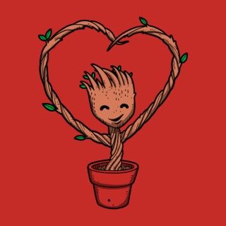 Baby Groot love Marvel Valentines, Baby Boy Cartoon, Nerdy Valentines, Groot Guardians, Valentines Day Drawing, Groot Marvel, Boy Cartoon, Valentines Wallpaper, Baby Groot