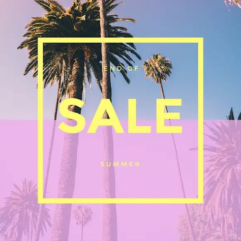 Free End of Summer Sale Template - Customize with PicMonkey Summer Sale Banner, End Of Summer Sale, End Of, Facebook Design, Youtube Design, Bh Cosmetics, Instagram Design, Beauty Store, End Of Summer