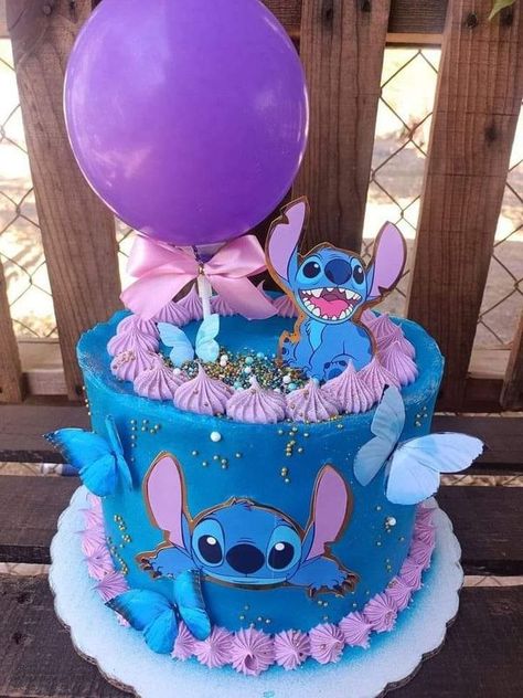 Stitch Birthday Cake Girl, 11th Birthday Cake, Lilo And Stitch Cake, Stitch Cake, Maggie Mae, 6 Birthday, Creative Birthday Cakes, Creative Birthday, Cute Birthday Cakes