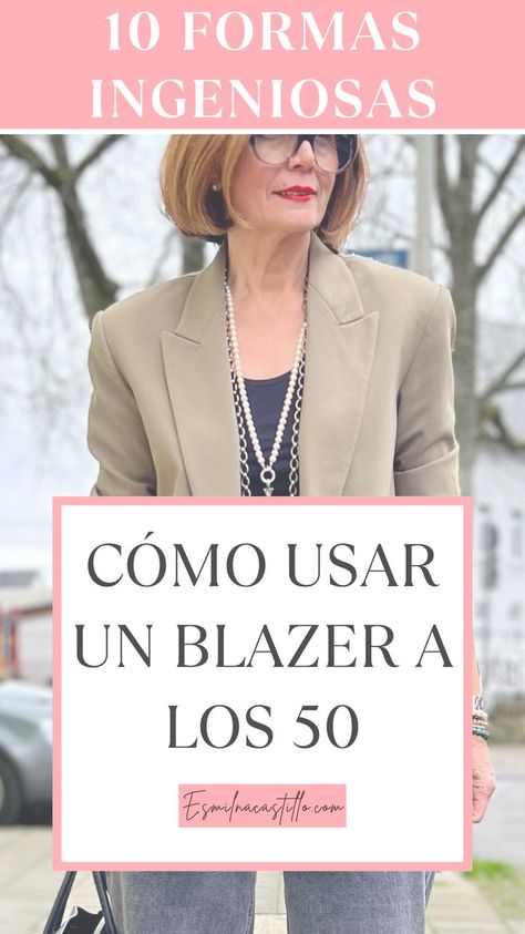 Actualmente, existen muchas maneras de como usar un blazer a los 50. El blazer es una prenda de ropa indispensable en tu closet, ya que le aporta mucha elegancia y estilo a cualquier outfit. Además de esto, es una prenda muy versátil que puedes combinar de diferentes maneras en diversas ocasiones. Por ende, a continuación, te enseñaremos algunas ideas de cómo puedes utilizar un blazer de forma adecuada para verte bien. Outfits Con Saco Beige, Saco Beige Mujer Outfit, Blazer Beige Outfit Mujer, Outfit Con Blazer Beige, Outfits Con Blazers, Beige Outfit, Outfit Mujer, Blazer Beige, Blazer Outfits