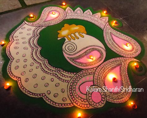 Rangoli Designs For Pongal Festivals, Boghi Festival Rangoli, Dhanteras Rangoli Designs Latest, Dhanteras Rangoli Designs Diwali, Kalichaudas Rangoli, Bhogi Rangoli Designs, Rangoli For Dhanteras, Christmas Kolam, Dhanteras Rangoli