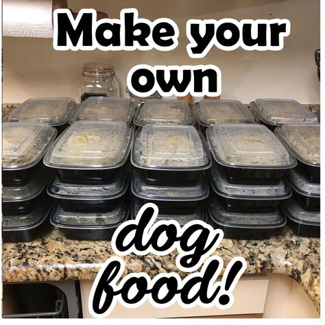 Dog Food Station Diy, How Much Homemade Dog Food To Feed Your Dog, Homemade Dog Food Meal Prep, Diy Dog Food Small Breed, Make Your Own Dog Food, Homemade Dog Food Recipes Vet Approved Large Dog, Homemade Dog Food Large Breed, How To Store Homemade Dog Food, This Mess Is Ours Dog Food