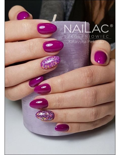 Nail Purple Design, Nails 2024 Pink, Pink Fall Nail Ideas, Nails Fucsia, Purple Pink Nails, Pink Purple Nails, Nail Designs For Autumn, Purple Gel Nails, Purple Nail Art