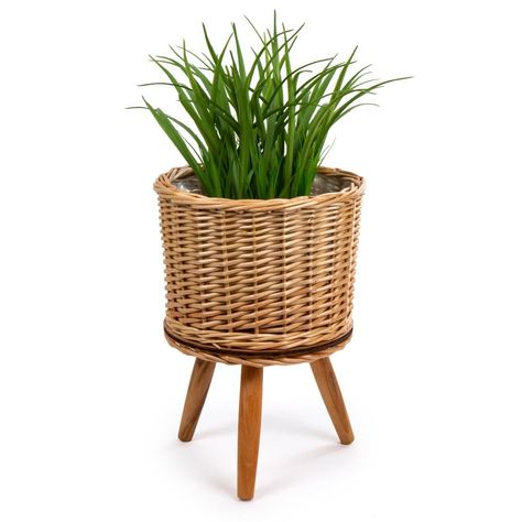 Add some greenery to your home and create a magical indoor garden of your dreams with our stylish planters. Planters are more than just a practical home for your favorite plant, they are a decorative piece that will lighten up any living space. The harmonious combination of the pot and plant can help you add vibrancy and character to your home or office. Our planter set series will accentuate the beauty of a plant while complimenting the interior. The planter baskets (with plastic liner) are mad Cane Products, Rattan Decoration, Woven Planter, Wicker Planter, Papasan Chair, Container Size, Small Planter, Stylish Storage Solutions, Large Planters