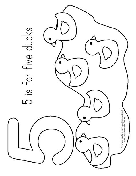 Template Printing Five Little Ducks Craft, Duck Printable, 5 Little Ducks, Duck Coloring Pages, Duck Crafts, Nursery Rhymes Activities, Duck Family, Family Coloring Pages, Rainbow Canvas