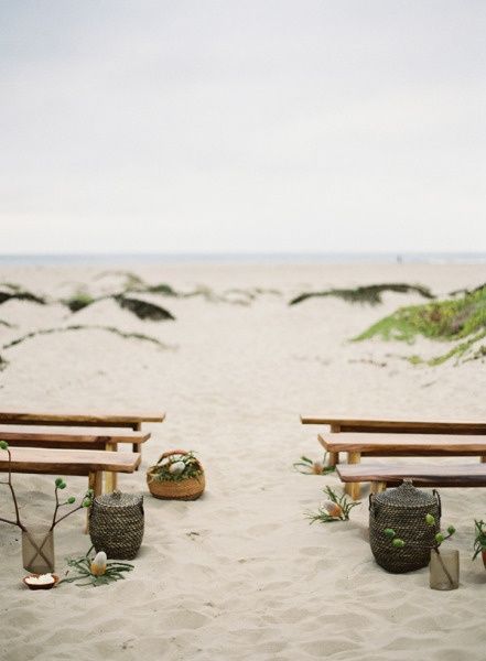 Beach Wedding Ceremony Decorations, Wedding Bench, Jose Villa Photography, Wooden Benches, Jose Villa, Tulum Wedding, Theme Nature, Beach Wedding Inspiration, Wedding Beach Ceremony