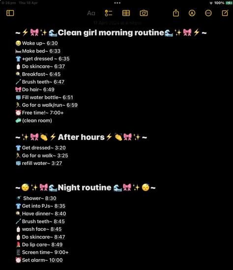 Clean girl routinens!! How To Be More Clean, Clean Girl Day Routine, How To Become A Clean Girl, That Girl List, Clean Girl Routine List, Clean Girl Guide, Clean Girl Habits, That Girl Aesthetic Routine, How To Be Clean Girl