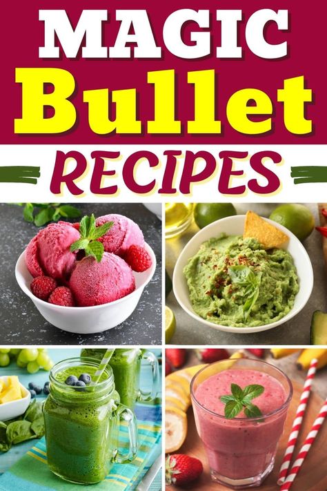 Most Magic Bullet recipes are for fruit smoothies. But did you know you can make hummus and guac in your little blender? It's true, and I'll show you how. Ninja Bullet Smoothie Recipes, Recipes For Portable Blender, Ninja Smoothie Blender, Mini Blender Recipes, Bullet Blender Recipes, Nutri Bullet Recipes, Blender Drink Recipes, Cooking Blender Recipes, Magic Bullet Recipes Healthy