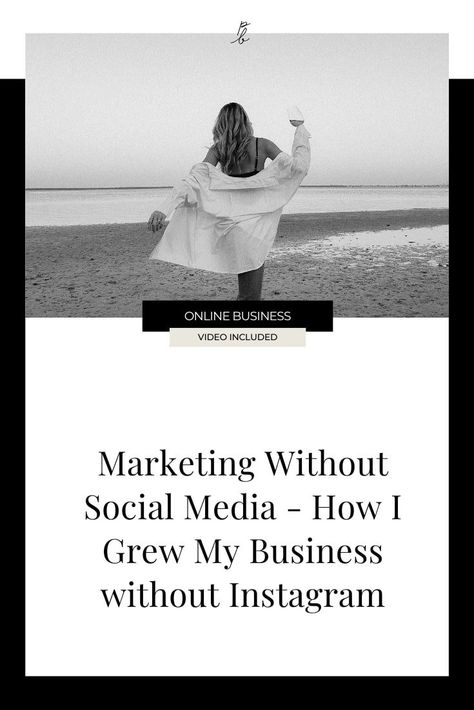 Marketing Without Social Media - How I Grew My Business without Instagram — Paige Brunton | Squarespace web designer courses Dave Ramsey Debt, Quitting Social Media, Ideal Client Avatar, Bad Boyfriend, Web Design Course, Traditional Advertising, Wedding Photography Packages, Creative Business Owner, Business Video