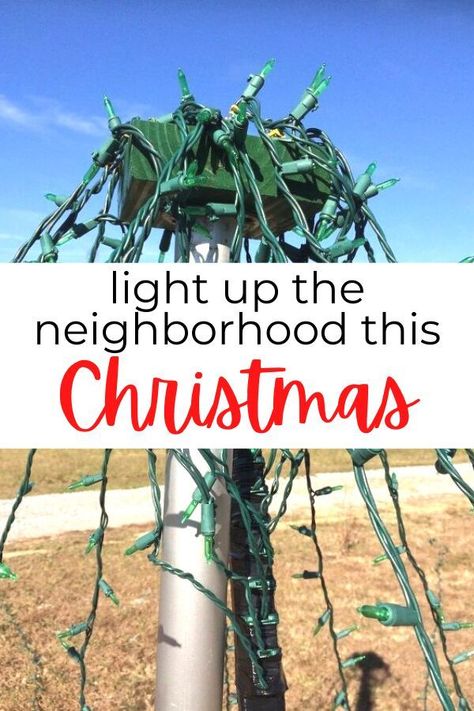 Easy Outdoor Christmas Decor, Christmas Lawn Decorations Front Yards, Christmas Tree Outside, Faux Christmas Tree, Christmas Lawn Decorations, Christmas Decor Idea, Outdoor Christmas Decorations Yard, Beach Christmas Trees, Tall Christmas Trees