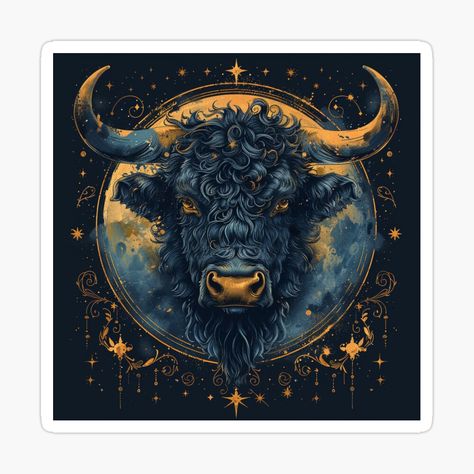 Get my art printed on awesome products. Support me at Redbubble #RBandME: https://www.redbubble.com/i/sticker/Taurus-Zodiac-Bull-Design-Graphic-by-CarpanaBay/160859907.JCQM3?asc=u Taurus Bull Art, Taurus Bull, Bull Art, Bull Design, Decorate Notebook, Taurus Zodiac, Envelope Seals, Coloring Stickers, Astrology Zodiac