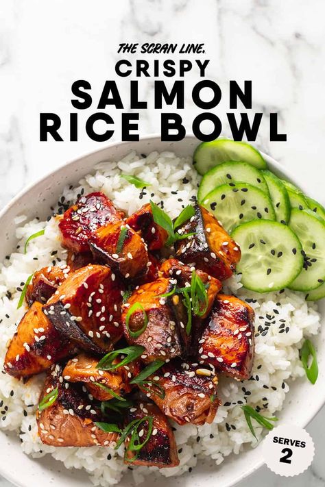 Crispy Salmon Rice Bowl