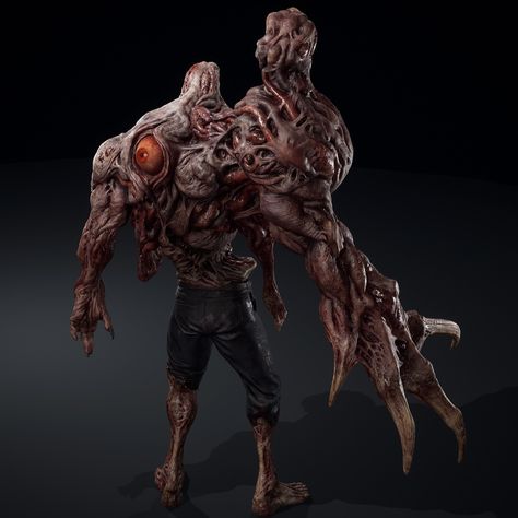 ArtStation - RE2 G Stage2 Birkin - FanArt Resident Evil Hunter, Resident Evil Monsters, William Birkin, Alien Games, Tyrant Resident Evil, Resident Evil Game, Video Game Fan Art, Alien Concept, Dead Space