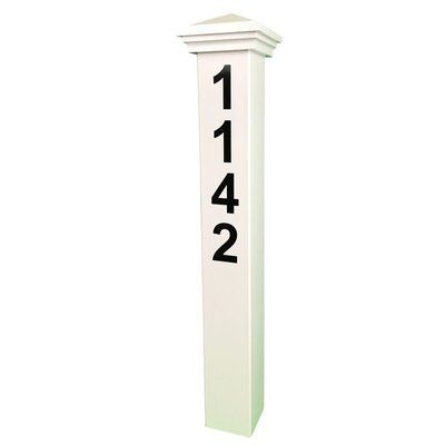 Address Sign Post, Black House Numbers, Address Signs For Yard, Address Marker, Address Post, Solar Post Caps, Black Numbers, Address Numbers, Sign Post