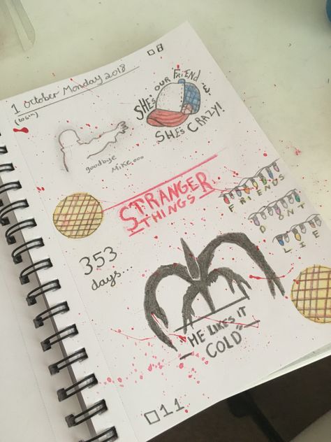 Check out my stranger things board Stranger Things Doodles Easy, Stranger Things Art Drawing, Stranger Things Doodles, Stranger Things Drawings, Stranger Things Fan Art, Drawing Ideas Easy Doodles, Stranger Things Halloween, Drawing Ideas Easy, Stranger Things 2