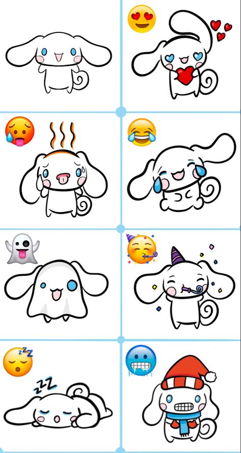 Cinnamoroll emojis Drawing Cinnamoroll, Different Emojis, Emoji Challenge, The Emoji, Notification Bell, Like Subscribe, Procreate App, Fun Challenges, Sanrio Characters