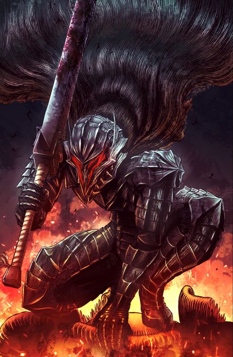 Berserk Anime, Berserk Manga, Cool Anime Wallpapers, Fantasy Armor, Japanese Manga Series, Anime Dragon Ball Super, Cool Anime Pictures, Dark Souls, Live Wallpapers