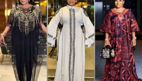 30+ Latest Bubu Gown Styles for Women 2022-2023 - Claraito's Blog Latest Bubu Gown, Claraito's Blog, Gown Styles For Women, Ankara Kaftan Styles, Kaftan Styles For Ladies, Latest Bubu Gown Style, Adire Dress, Bubu Gowns, Bubu Gown