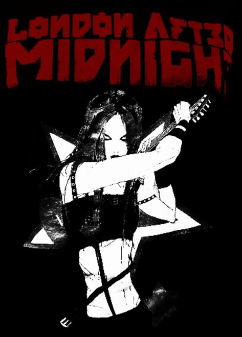 Midnight Poster, London After Midnight, Dark Wave, Goth Bands, Goth Music, Goth Subculture, Punk Poster, After Midnight, Band Posters