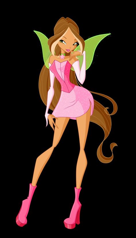 Winks Club Flora, Winx Club Costumes Flora, Winks Club, Winx Club Flora, Flora Winx Club, Winx Flora, Las Winx, Klub Winx, Lino Art