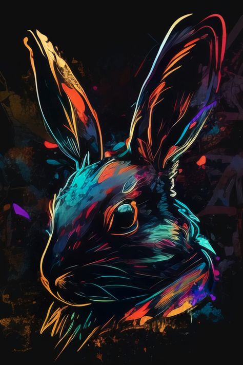 #rabbit #graffiti #illustration #portrait #animal Graffiti Rabbit, Doodles Ideas, Art Rabbit, Portrait Animal, Rabbit Head, Graffiti Illustration, Illustration Portrait, Graffiti, Doodles